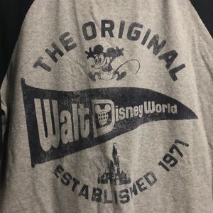 Walt Disney 3/4 Baseball Shirt